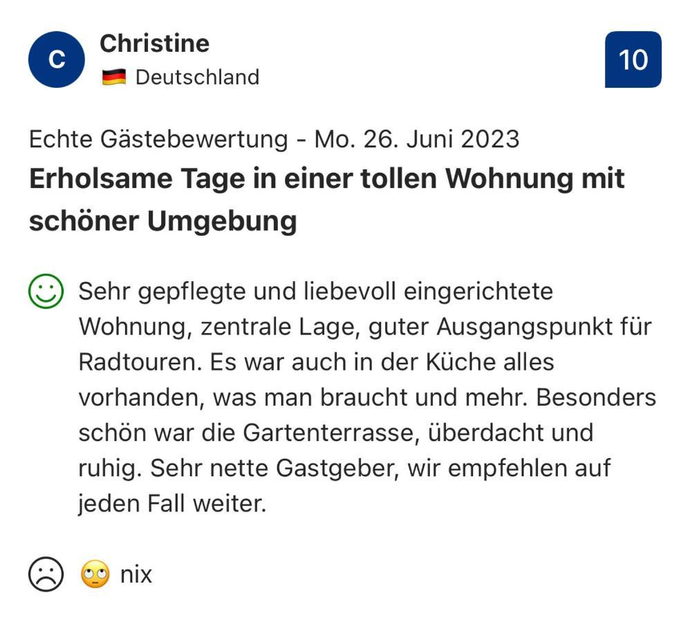"An Der Alten Muehle 1" Fewo 120 Qm, Zwei Grosse Schlafzimmer, Suedbalkon, Gartenterrasse & Wallbox باد بينثيم المظهر الخارجي الصورة